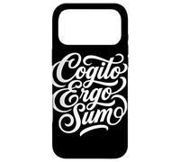 Cogito Ergo Sum Étudiant en philosophie Latine Coque pour iPhone 17 Pro Max