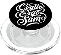 Cogito Ergo Sum Étudiant en philosophie Latine PopSockets PopGrip pour MagSafe
