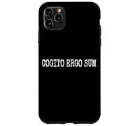 Cogito Ergo SUM I Therefore I AM Rene Descartes Citation Coque pour iPhone 11 Pro Max