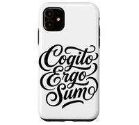 Cogito Ergo Sum Latin Philosophe Thinker Citation Coque pour iPhone 11
