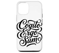 Cogito Ergo Sum Latin Philosophe Thinker Citation Coque pour iPhone 12/12 Pro
