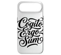 Cogito Ergo Sum Latin Philosophe Thinker Citation Coque pour iPhone Air