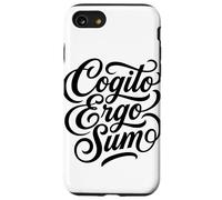 Cogito Ergo Sum Latin Philosophe Thinker Citation Coque pour iPhone SE (2020) / 7/8