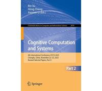 Cognitive Computation and Systems: 4th International Conference, ICCCS 2025, Chengdu, China, November 22-23, 2025, Revised Selected Papers, Part II