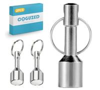 CoguZed Lot de 2 testeurs magnétiques pour porte-clés pour détection de métaux, outil magnétique de poche en néodyme à dégagement rapide pour vérification de bijoux, pièces d'or, argent, accessoires
