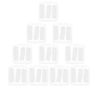 COHEALI 10 Boîtes Boîte de Pâte à Coller Silicone Blanche pour Peinture Soi-même Texture Facile à Utiliser, Kit D'argile pour Fournitures de Peinture Diamant