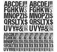 COHEALI 10 Feuilles de Lettres Thermocollantes Noires, Autocollants à Transfert Thermique pour Vêtements, Patchs DIY en Tissu, Lot de 10 Pièces, Adaptés pour T-shirts, Paquet et Projets