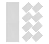 COHEALI 10 feuilles vierges pour la fabrication de pochoirs : feuilles de pochoirs vierges en PET translucide laiteux pour machines, découpe et outils de découpe (21 x 29,7 cm).