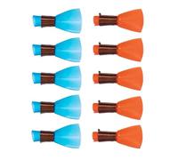 COHEALI 10 Pièces Anches Simples de Suona en Plastique, Accessoires Créatifs pour Instruments Simples, Économisant la Force Modèle A et B, pour Musiciens Traditionnels Couleur Aléatoire