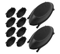 COHEALI 10 Pièces Capuchon de Bouton Noir pour Commande de Bouilloire Électrique en Abs, Compatible Universellement, Accessoire Pratique pour Contrôle de Température à Vapeur