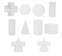 COHEALI 10 Pièces Modèle Géométrique de Dessin en Résine Outil Portable | Exercice de Croquis, Sculpture, Figurine D'entraînement au Dessin, Décoration Intérieure, pour Garçon et Filles et Passionnés