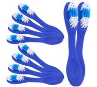 COHEALI 10 Pièces Pack de Brosses à Dents de Prison à Poils Souples en Plastique Manche Antidérapant, Douces pour Dents et Gencives, pour Correctionnels