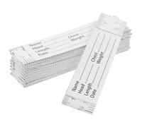 COHEALI 10 Pièces Règle de Mesure Papier 152cm à Double Échelle