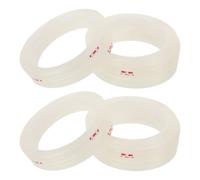 COHEALI 10 Rouleaux Ruban Fleuriste Transparent Adhésif Étanche Sans Résidu pour Emballage et Assemblage de Fleurs DIY