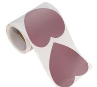 COHEALI 100 Pièces Autocollants à Gratter Forme de Cœur Rose Doré Étiquettes Adhésives pour Remerciements et Victoire Décorations pour Saint-valentin Autocollants Scrapbooking et