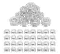 COHEALI 100 Pièces Base Pivotante Argentée en Plastique pour Loisirs Créatifs Roulements à Billes Rotatifs Résistants à l'usure, pour Moulin à Vent et Jouets Artisanaux