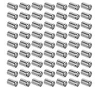 COHEALI 100 Pièces Manchons de Sertissage en Acier Inoxydable pour Tuyaux Haute Pression, Accessoires de Raccord Hydraulique Résistants et Connexion Sécurisée pour Systèmes Industriels