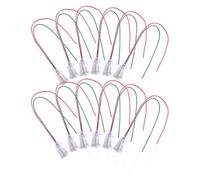 COHEALI 12 Pièces Douille de Lampe E10 en Laiton et Plastique, Résistante la Chaleur, Prête à Installer, pour Bureau et Magasin, Support Fiable pour Petite Ampoule
