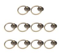 COHEALI 12 Pièces Poignée de Porte Circulaire et Bouton de Boîte à Bijoux en Alliage de Zinc Or, Décorative et Résistante pour Tiroir et Commode