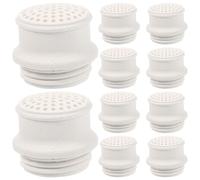 COHEALI 12 Pièces Têtes de Lampadaires à Gaz en Poterie Beige, Légères et Finition Soignée, Accessoires pour Sortie de Gaz et Bricolage en Extérieur