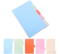 COHEALI 15 Feuilles Marque-pages Onglets de Fiches 3 Pouces | Séparateurs Pratiques pour Cahiers et Présentations, Faciles à Gérer, Accessoires D’apprentissage pour Étudiants