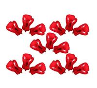 COHEALI 15 Pièces Ballons Aluminium Forme de Mitaine de Boxe Décorations pour Fête Anniversaire Thème Boxe du Catch Rouge