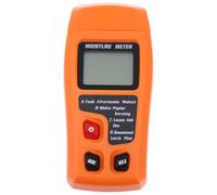 COHEALI 1pc Détecteur D'humidité Portable Écran LED Facile à Lire, Testeur D'humidité pour Bois et Mur, Plastique Orange, Plage de Mesure 0 99,9%