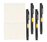 COHEALI 2 Ensembles Stylo à Coudre Lavable et Effaçable en Plastique avec Cire, Ensemble de Crayons Marqueurs pour Tissu, pour Marquage de Vêtements et Broderie