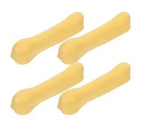 COHEALI 2 Paires Coussinets de Rechange pour Béquilles D'avant-bras, Coussin Aisselles des Béquilles Tpr, Jaune, pour Adultes et Personnes Âgées, Mobilité Extérieure et Activités