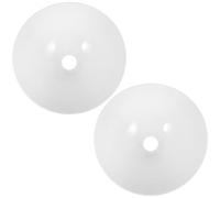 COHEALI 2 pièces Abat-jour Plastique Demi-sphère pour Lampe Champignon Remplacement pour Lampadaire Plafonnier Applique Murale et Résistant Chaleur Blanches Compatibles