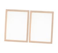 COHEALI 2 pièces Ancien Art Fabrication Du Papier Kit Cadres Bois avec Maille pour Garçon Fille Fournitures DIY Éducatives pour Projets Scolaires et Activités Familiales