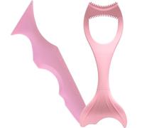 COHEALI 2 Pièces Applicateur de Mascara Aide à Dessiner le Mascara en Silicone Rose, Souple, Réutilisable, Facile à Nettoyer, pour Femmes, Outil de Maquillage des Yeux