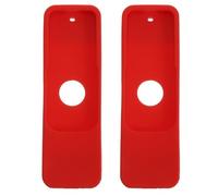COHEALI 2 pièces Housse Silicone Antichoc pour Télécommande TV Protection Antirayures Étui Fin et Antidérapant Lot de Rouge Compatible