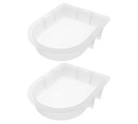 COHEALI 2 Pièces Moule en Silicone Blanc D'arche pour Moulage de Résine, Réutilisable et Polyvalent, Conservation des Fleurs Créations DIY Artistiques