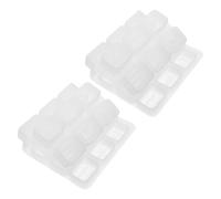 COHEALI 2 Pièces Moule en Silicone pour Mahjong Compatible Taille Standard, pour Résine Époxy, Fabrication DIY de Tuiles, pour Projets de Bricolage en Famille