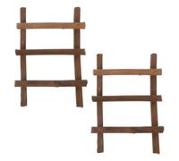 COHEALI 2 Pièces Ornement Miniature Décor Matériau De Rotin Petit Meuble Coffee