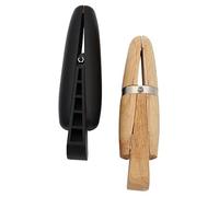 COHEALI 2 pièces Outil de Fabrication Bague Étau Bois et Plastique pour Serrage Anneaux Fixation Sécurisée pour Polissage et Réparation Bijoux Accessoire Bijouterie Pratique DIY