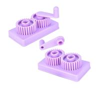 COHEALI 2 Pièces Outil de Quilling en Plastique pour Formes Ondulées Rouleau Lisse, pour Idées Créatives et Studios de Bricolage Artistique