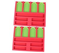 COHEALI 2 Pièces plateau de peinture au diamant plateau de bricolage peinture en strass diamant painting accessoire accessoires pour diamant painting Outil fait main éponge rouge