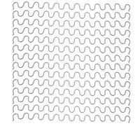 COHEALI 2 Pièces Ressort Serpentin Acier 60cm pour Réparation de Canapé et | Pièce Métallique de Rechange, Soutien D’assise, Installation DIY Rapide pour Sièges Inclinables, Mobilier Extérieur