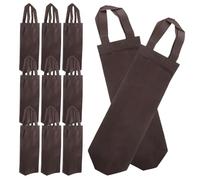 COHEALI 20 Pièces Lot de Sacs Réutilisables en Tissu Non Tissé avec Poignée Confortable, Protection Renforcée pour Bouteilles de Boissons Alcoolisées, pour Noël et Présents