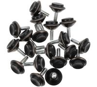 COHEALI 20 pièces Meubles Réglables et Rotatifs Supports Robustess pour Niveleur de Table Canapé Chaise et Meubles Lourds Hauteur Ajustable Noir Doré