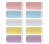 COHEALI 20 Rouleaux Papier d'impression Multifonctionnel Instant Printing Thermal Paper Rouleau etiquettes Autocollantes étiquette d'adresse Thermal Printing Paper