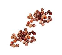 COHEALI 200pièces Perles Bois Colorées Perles Ronde à Grand Trou Pour Bricolage Créatif Accessoires De Bijoux Pour Garçon Fille Et Décoration De Maison Mélange De Couleurs