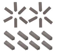 COHEALI 20pcs Balais de Moteur en Carbone pour Sèche-cheveux, Matériau Carbone Argenté, Haute Durabilité, Accessoires pour Moteur de Soufflerie