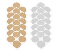 COHEALI 240 Pièces Lot de Gommettes Rondes à Gratter en Papier Doré pour Cartes DIY Design Interactif et Fonction Grattable, pour Décorations Festives et Loisirs Créatifs