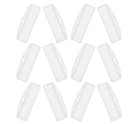 COHEALI 25 Porte-Badges Rigides Transparents Horizontaux en Plastique Protège-Cartes D’Identité Demi-Carte Lot 25 Pièces Maintien Sécurisé Pochettes pour Réunions et Bureaux