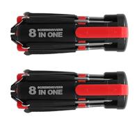 COHEALI 2pcs Ensemble de Tournevis Stylo Multifonction avec Lumière LED Intégré Design Compact en Acier pour Réparation Portable et Usage Jour Nuit