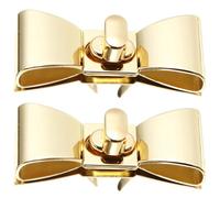 COHEALI 2pcs Femmes Boucle Twist Sacs De Serrure À Main À L'épaule À Main DIY Craft Turn Serrures