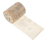 COHEALI 2pièces Gaufrage Gothique Ruban Décoratif Papier Pour Scrapbooking Bricolage Et Journal Intime Style Rétro Élégant